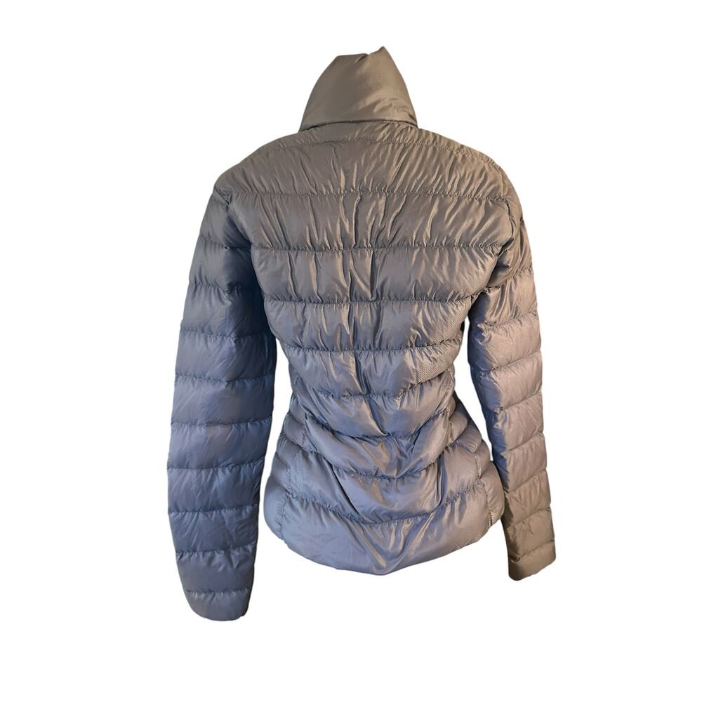 Women S Athleta 929527 Downalicious Goose Down Jacket Asymmetric Zip Puffer Coat - Picture 5 of 8